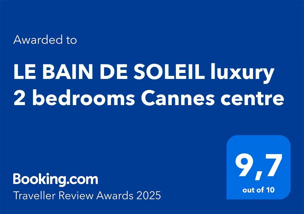 Apartment Le Bain De Soleil Luxury 2 Bedrooms Cannes Centre
